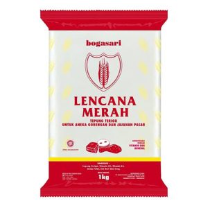 Tepung Lencana Merah 1Kg 1 Karton Isi 12pcs