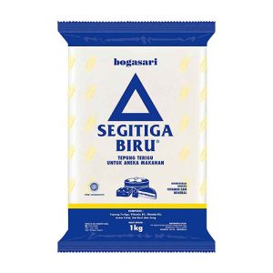 Tepung Segitiga Biru Kemasan 1Kg 1 Karton Isi 12pcs